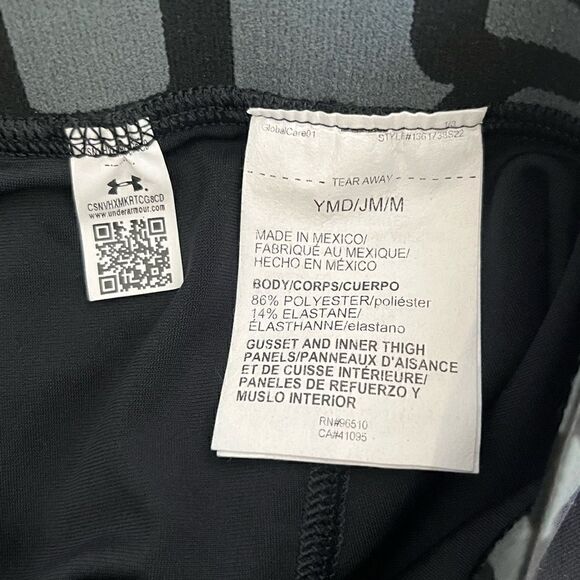 Under Armour Youth Fitted Full length Athletic Leggings, Size YM, NWT - Picture 6 of 6